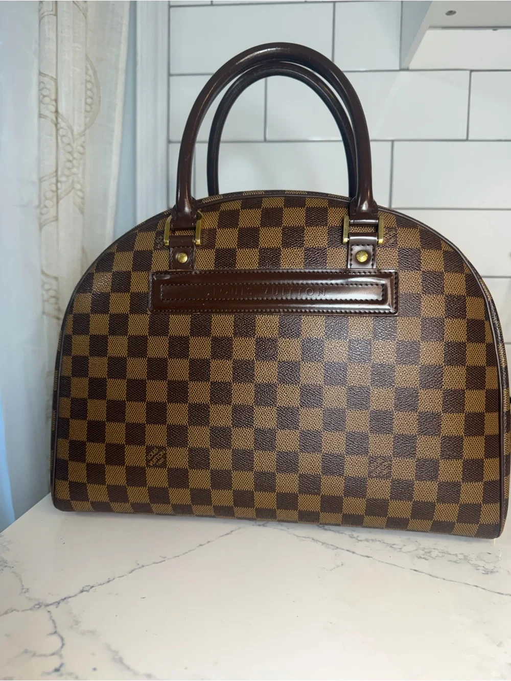 Authentic Louis Vuitton Nolita Damier Handbag – Vintage 2003 with printed COA